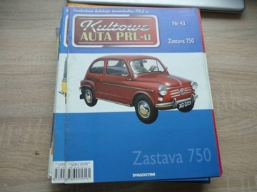 ZASTAVA 750 KULTOWE AUTA PRL-u NR 43 GAZETKA