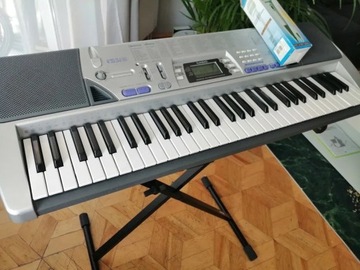 Casio 5 oktaw pełnowymiarową klawiatura MIDI statyw mikrofon