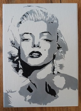 Marilyn Monroe - obraz ręcznie malowany