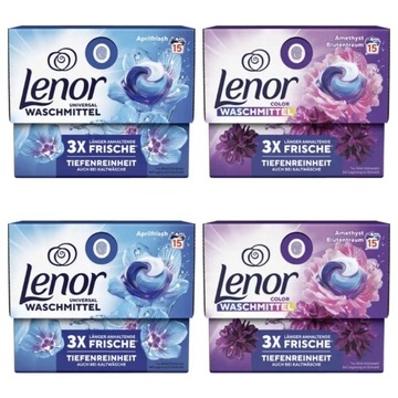 Lenor kapsułki zestaw color I uniwersal 4x15 szt. 