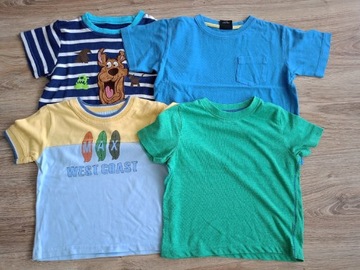 4 x Bluzka koszulka  t-shirt Scooby-Doo rozm. 92/98 - 2/3lata