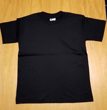 Koszulka T-shirt dziecięcy czarny