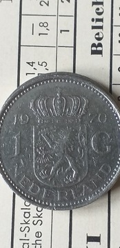 1 gulden Holandia  1970