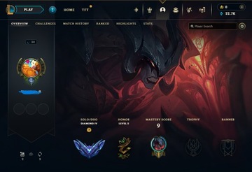 Konto League of Legends Diament 4 86% WR EUNE S14