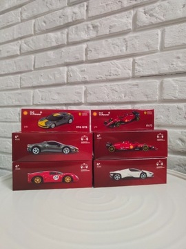 Kolekcja 4 aut Ferrari Shell 2023 bluetooth sterow