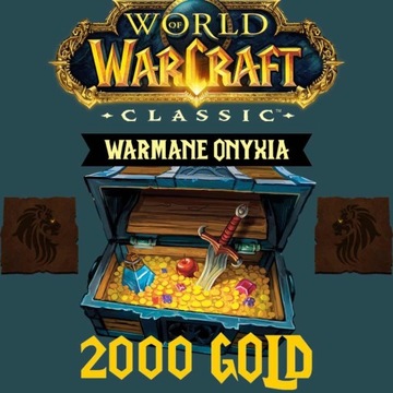 WoW GOLD 2000G WARMANE ONYXIA SZYBKA WYSYŁKA