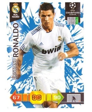 PANINI CHAMPIONS LEAGUE 10/11 RONALDO REAL 