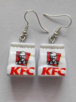 Kolczyki torba kfc