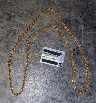 Łańcuszek złoty pr. 585 wzór Singapur 3.30g