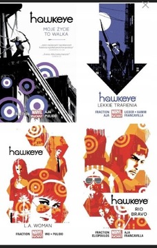 Hawkeye 1-4. Nowe, folia