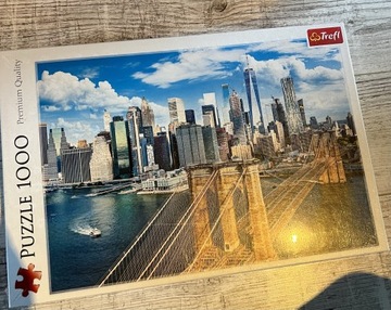 Puzzle 1000szt New York Most Brookliński Nowe