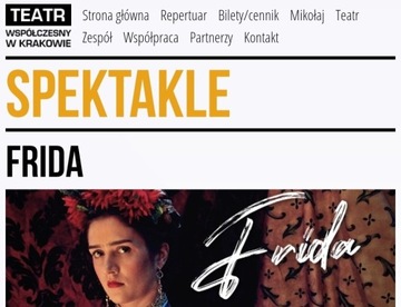spektakl Frida 12.11.2022 g.19.00 Krakow
