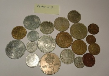 Zestaw monet różnych nr 3