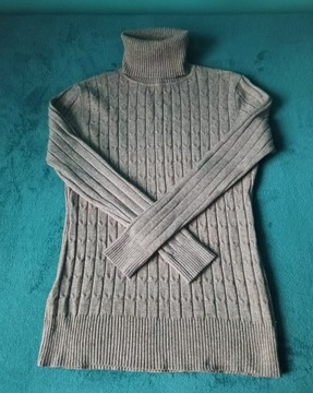 Evelin włoski sweter z golfem premium