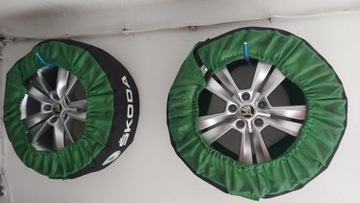 SKODA KAROQ OCTAVIA FELGI 18" OPONY LATO MICHELIN