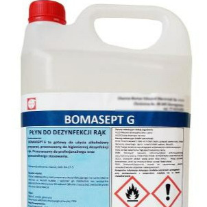 BOMASEPT G płyn do dezynfecji rąk, alk.et. >70% 5l