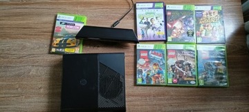 XBOX 360 E 7 GIER + KINECT