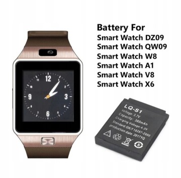 Bateria smartwatch dz09 nowe