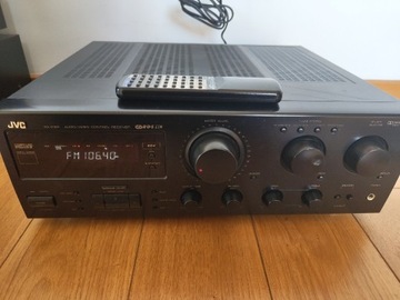 Solidny amplituner JVC rx-616rbk z pilotem 