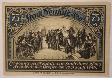 75 Pfennig Stadt Neusalz - NOWA SÓL  