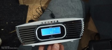 Odtwarzacz CD Radio Cyfrowe DAB+ BUDZIK FM Retro