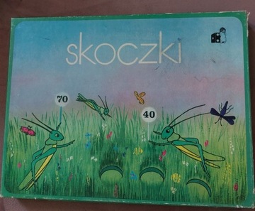 Gra "Skoczki". Unikat. Lata 70.