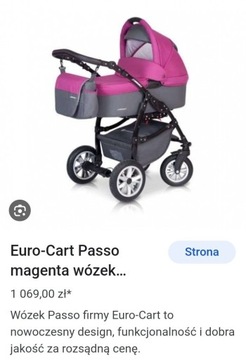 Gondola do wózka EURO-CART PASSO PRO