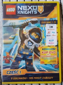 LEGO Nexo Knights DVD odcinki 1-5 nowe folia