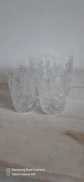 Kryształowe szklaneczki do napojów Vintage