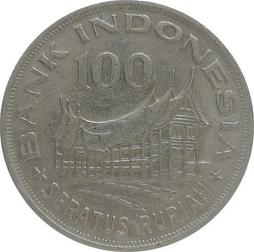 Indonezja 100 rupiah 1978, KM#42