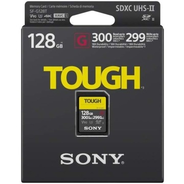 Sony SF-G Tough SDXC 128GB UHS-II U3 V90 300MB/s