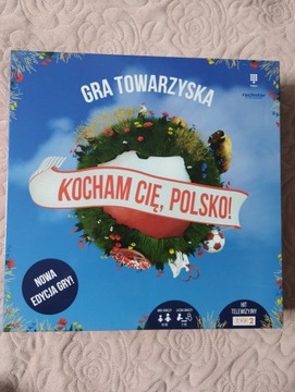 Kocham Cię Polsko gra planszowa familijna NOWA