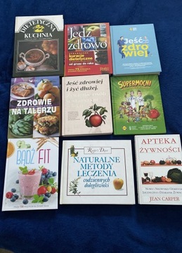 Zestaw 9 książek o Zdrowiu i jedzeniu