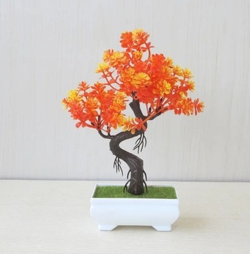 Sztuczne drzewko bonsai doniczka roślina 