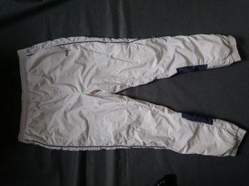 FILA Spodnie dresowe szeleszczące białe retro XL