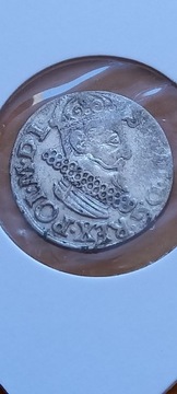 TROJAK z 1622 r Zygmunt III Waza , srebro  , ładny
