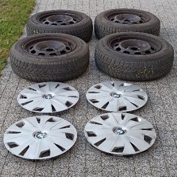 4x Felgi stalowe BMW Seria 1 F40 z oponami