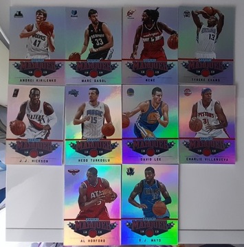 Lot 10 kart NBA Panini Marquee 2012-13