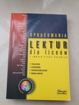 Opracowania lektur dla liceów