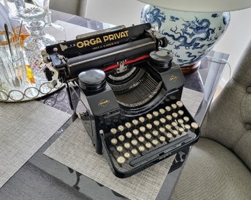 Maszyna do pisania  Orga privat mod.7 antyk retro