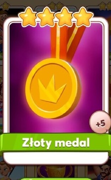 Złoty medal coin master