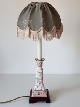 Elegancka ceramiczna lampa stołowa, 55 cm