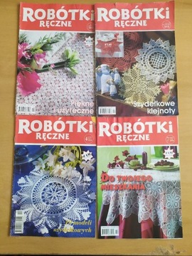 Robótki ręczne 2010, serwetki, bieżniki, koronki