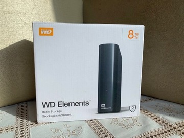 Dysk zewnętrzny Western Digital WD Elements 8TB