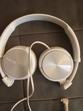 Sony Słuchawki nauszne białe