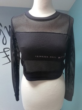 Siateczkowy crop top