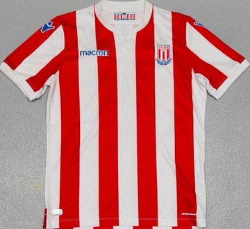 H)STOKE CITY MACRON ORYGINALNA KOSZULKA KLUBOWA XS