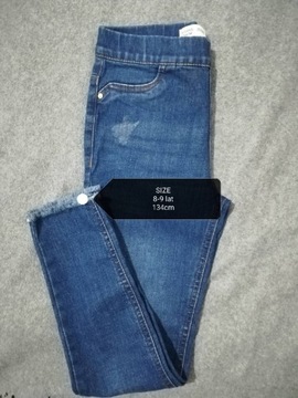 Nowe! Jeans dla dziewczynki 8-9 lat