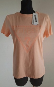 T-shirt Guess brzoskwinia,morela