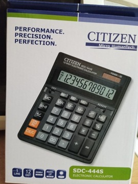 Kalkulator Citizen SDC-444S, nowy 